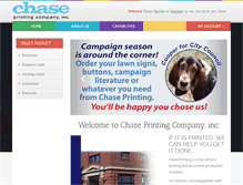 Tablet Screenshot of chaseprint.com